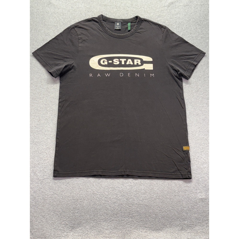 G-Star Raw Denim Graphic 4 Slim RT T-Shirt XL Black Organic Cotton